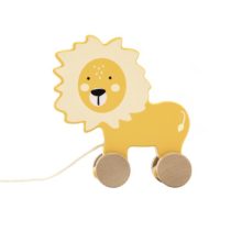 tryco-wooden-lion-pull-along-toy